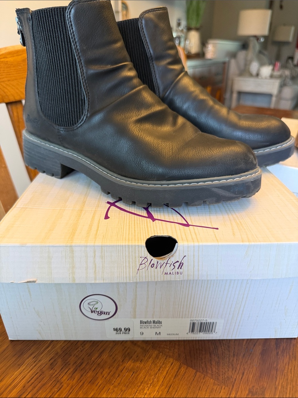 Blowfish Black Men’s Chukka Chelsea Boots